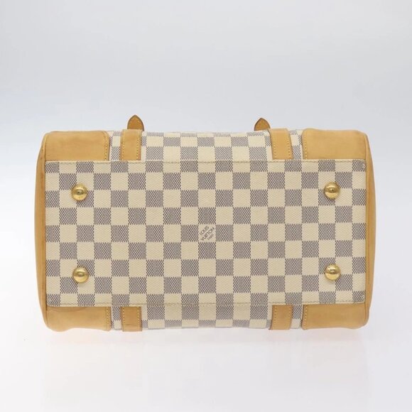 LOUIS VUITTON Damier Azur Berkeley Hand Bag - Picture 5 of 16